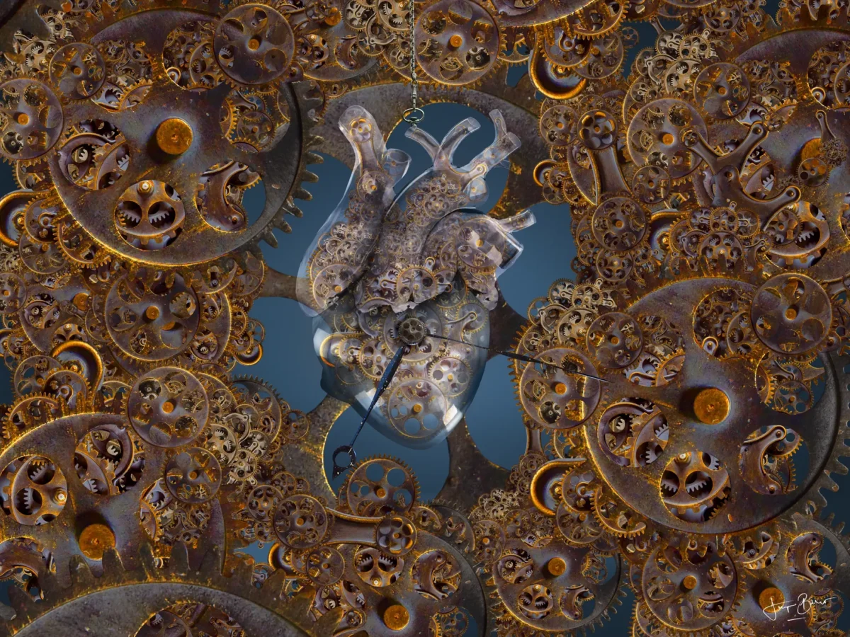 Heart Feelings Clock