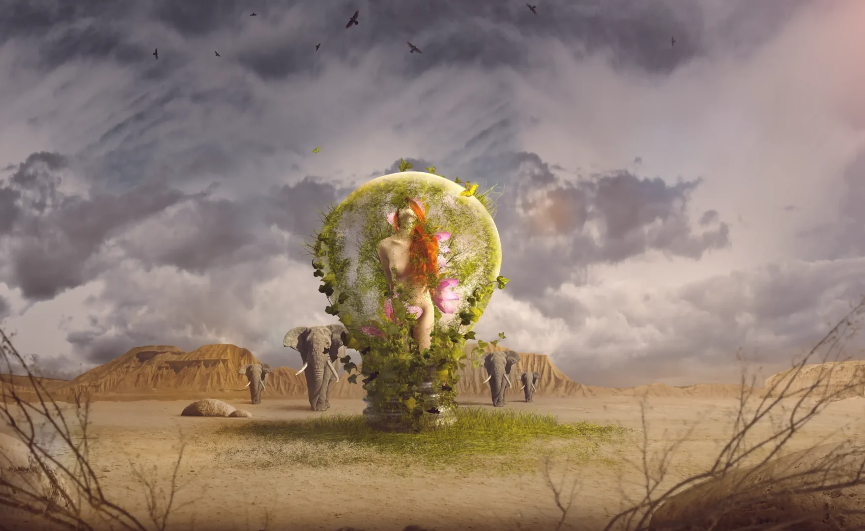 Surreal Art Bombilla