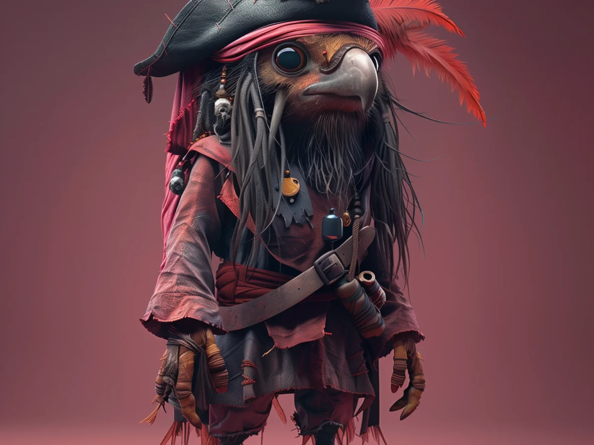 Baby Rooster Pirate