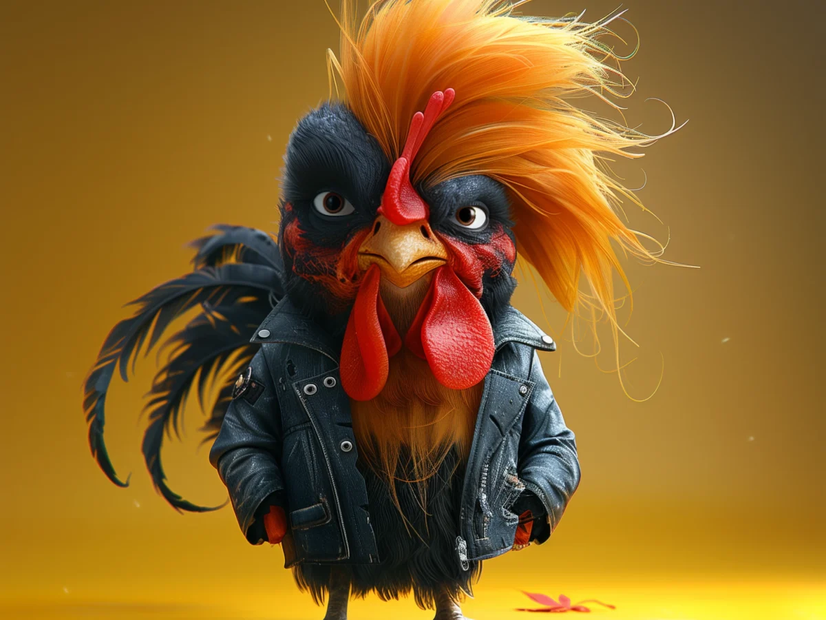 Baby Rooster Punky